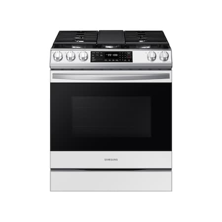 Samsung 6.0 cu. ft. 30-inch Bespoke Convection Gas Slide-In Range NX60CB831512AA